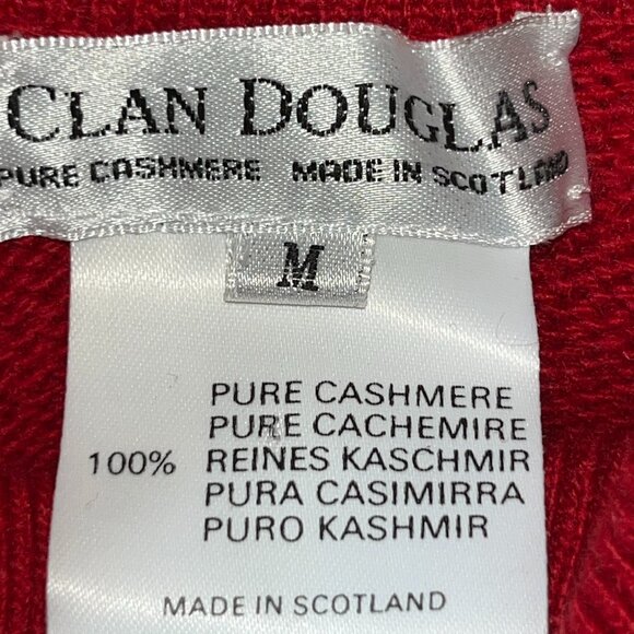 CLAN DOUGLAS VINTAGE SKI CASHMERE FAIR ISLE NORDIC SWEATER MADE IN SCOTLAND - M - Picture 8 of 11
